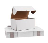 RLAVBL Boîte Carton Expédition 30.5x22.9x15.3 cm, Lot de 15 Boîtes Carton en Blanche