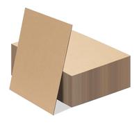 RLAVBL Papier Cartonné Kraft A3 - Lot de 50 Feuilles en Carton Ondulé Brun Type E (2mm) - pour Emballage, Expédition, Création Artistique, DIY et Artisanat
