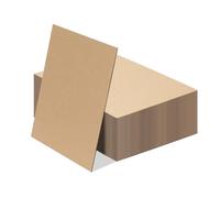 RLAVBL Papier Cartonné Kraft A4 - Lot de 50 Feuilles en Carton Ondulé Brun Type E (2mm) - pour Emballage, Expédition, Création Artistique, DIY et Artisanat