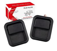 RLB-HILON Poignée de porte extérieure compatible avec Jeep Wrangler 1987 - 2006 Jeep CJ 1976 - 1986 - Métal robuste 1 paire de remplacement pour # CH1310131 CH1311131 55176382AE 55176383AE