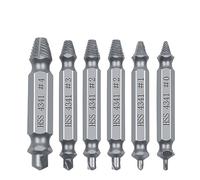 RLCJBMSUG Lot de 6 Tournevis extracteurs de vis endommagés, extracteur de Goujon, perceuse Centrale, Retrait (Couleur : 1 Jeu)