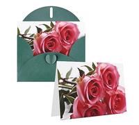 RLDOBOFE Carte de vœux avec enveloppes - Carte vierge - 20,3 x 15,2 cm - Cartes de vœux avec inscription « Thinking of you » - Cartes de remerciement, cartes de mariage pour toutes les occasions