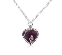 RLDOBOFE Collier funéraire noir pour femme pour cendres d'animaux de compagnie, bijoux en forme de cœur, pendentif urne funéraire personnalisé pour chiens et chats perdus