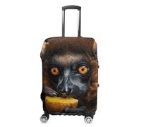 RLDOBOFE Eat Yellow Fruits Housse de bagage de voyage anti-rayures lavable élastique, blanc, L, Élégant