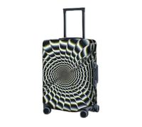 RLDOBOFE Housse de bagage de voyage pour valise, protection élastique en spirale, illusion d'optique, housse de protection lavable, housse de protection anti-poussière pour bagages de 45,7 à 81,3 cm