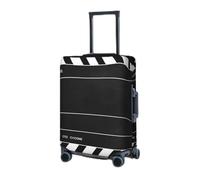 RLDOBOFE Housse de protection élastique pour valise de voyage - Housse de protection lavable - Anti-poussière - Pour bagages de 45,7 à 81,3 cm - Noir, Noir , M