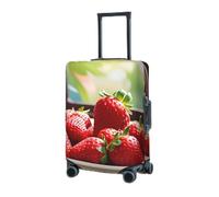 RLDOBOFE Housse de protection élastique pour valise, housse de protection lavable, anti-poussière, convient aux bagages de 45,7 à 81,3 cm, Noir , L