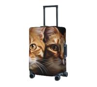 RLDOBOFE Housse de protection élastique pour valise, housse de protection lavable et anti-poussière pour bagages de 45,7 à 81,3 cm, Noir , M