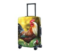 RLDOBOFE Housse de protection élastique pour valise, housse de protection lavable et résistante à la poussière, convient aux bagages de 45,7 à 81,3 cm, Noir , S