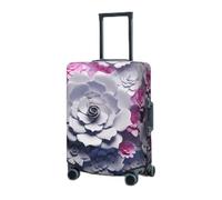 RLDOBOFE Housse de protection élastique pour valise, housse de protection lavable et résistante à la poussière pour bagages de 45,7 à 81,3 cm, Noir , M