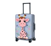 RLDOBOFE Housse de protection élastique pour valise, housse de protection lavable et résistante à la poussière, convient aux bagages de 45,7 à 81,3 cm, Noir , M