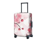 RLDOBOFE Housse de protection élastique pour valise, housse de protection lavable et résistante à la poussière pour bagages de 45,7 à 81,3 cm, Noir , L