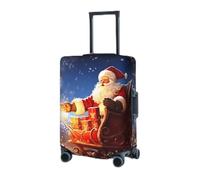 RLDOBOFE Housse de protection élastique pour valise, housse de protection lavable et résistante à la poussière, convient aux bagages de 45,7 à 81,3 cm, Noir , S