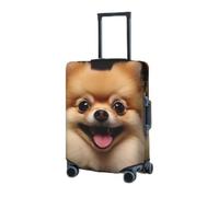 RLDOBOFE Housse de protection élastique pour valise, housse de protection lavable pour valise de Poméranie à poils courts de 45,7 à 81,3 cm, Noir , M