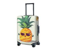 RLDOBOFE Housse de protection élastique pour valise, housse de protection lavable, résistante à la poussière, convient aux bagages de 45,7 à 81,3 cm, Noir , L