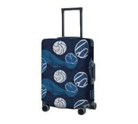 RLDOBOFE Housse de protection élastique pour valise, housse de protection lavable, résistante à la poussière, convient aux bagages de 45,7 à 81,3 cm, Noir , L