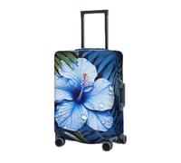 RLDOBOFE Housse de protection élastique pour valise, housse de protection lavable, résistante à la poussière, convient aux bagages de 45,7 à 81,3 cm, Noir , L