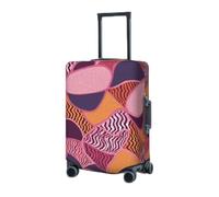 RLDOBOFE Housse de protection élastique pour valise, housse de protection lavable, résistante à la poussière, convient aux bagages de 45,7 à 81,3 cm, Noir , L