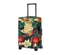 RLDOBOFE Housse de protection élastique pour valise, housse de protection lavable, résistante à la poussière, convient aux bagages de 45,7 à 81,3 cm, Noir , x-large