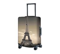 RLDOBOFE Housse de protection élastique pour valise, housse de protection lavable, résistante à la poussière, convient aux bagages de 45,7 à 81,3 cm, Noir , L