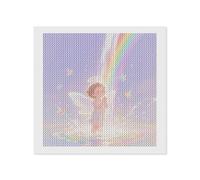 RLDOBOFE Kit de peinture diamant 5D pour adultes - Aquarelle - Kit d'art diamant 5D pour débutants - Peinture à faire soi-même avec diamants ronds - Décoration murale - Cadeau - 30,5 x 30,5 cm
