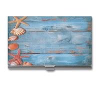 RLDOBOFE Mental Things on The Ground Porte-cartes de visite fin avec boucle Style Fermeture Style Portable Professionnel Porte-monnaie Organisateur de cartes Cadeau pour homme femme travailleurs