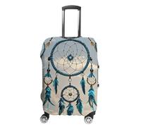 RLDOBOFE Native Dream Catcher Housse de bagage de voyage anti-rayures Housse de protection élastique lavable, blanc, M, Élégant