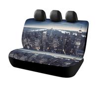 RLDOBOFE New York City Housses de siège arrière de voiture pour animaux de compagnie, unisexe, housse de siège antidérapante et imperméable pour siège de voiture