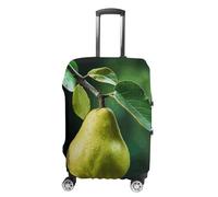 RLDOBOFE Pears on The Tree Housse de protection pour valise, anti-rayures, lavable, élastique, blanc, M, Élégant