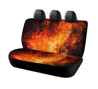 RLDOBOFE Roaring Flame Housses de siège arrière de voiture pour animaux de compagnie, unisexe, housse de siège antidérapante et imperméable pour siège de voiture