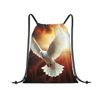 RLDOBOFE Sac à dos avec cordon de serrage et cordon de serrage - Motif écailles de sirène - Dégradé de rêve - Pour voyage, Dove Sun Art, taille unique
