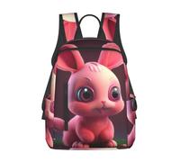RLDOBOFE Sac à dos léger et décontracté pour homme et femme, Lapin sortant de la langue, taille unique
