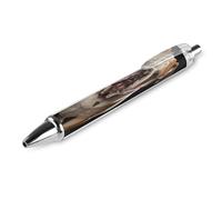 RLDOBOFE Stylos à bille rétractables Bulldog anglais - Pointe fine - Noir