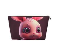 RLDOBOFE Trousse de toilette pour femmes et hommes - Trousse de maquillage de voyage - Lapin qui sort de la langue - Organisateurs de maquillage, doré, Taille unique