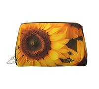 RLDOBOFE Trousse de toilette pour homme et femme - Trousse de maquillage de voyage - Aquarelle tropicale ananas flamant rose, tournesols, Taille unique