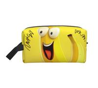 RLDOBOFE Trousse de toilette pour homme et femme - Trousse de maquillage de voyage - Organisateurs de maquillage - Trousse de toilette à suspendre - Grande capacité pour voyage, Banane jaune., Taille