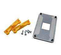 RLECS 1 plaque de montage pour dissipateur thermique AM4 pour carte mère CPU ventilateur de refroidissement pour prise AM4 AMD, jaune