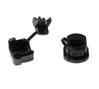 RLECS Lot de 20 bagues de décompression rondes noires 5N-4 pour câble électrique - Boucle de protection en nylon