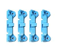 RLECS Lot de 4 supports de fixation en plastique pour ventilateur de processeur AM2 AM3 FM1/2/2+/3 pour PC - Bleu