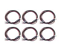 RLECS Lot de 6 câbles de moteur pas à pas HX2.54 4 broches vers 6 broches pour imprimante 3D 1 m
