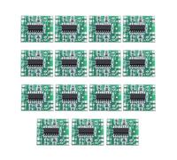 RLECS PAM8403 Lot de 15 modules amplificateurs numériques ultra miniatures 3 W + 3 W 2,5-5 V USB pour modification de haut-parleurs d'ordinateur portable