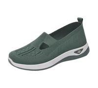 RLEHJN Chaussure Femme Ete Chic Femme Baskets De Marche en Plein Air Chaussures De Marche Orthopédiques À Enfiler avec Coussin d'air Respirantes pour Diabétiques avec Soutien De La Voûte Plantaire