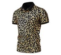 RLEHJN Chemisier Homme Chic Et Élégant Polos Homme D'Été Manches Courtes Polos Shirts Coton Mode Décontracté Golf T-Shirt Tops Slim Sport T Shirt Casual Haut De Sports Chemise Couleurs Contrastées