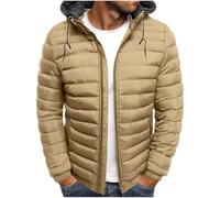 RLEHJN Doudoune Blouson Homme Hiver Veste d'hiver Coupe-Vent Veste de Travail Softshell Extérieur Coupe-Vent pour Hommes Manteau d'extérieur Vestes Imperméables pour Hommes Para Hombres Plus Chaud