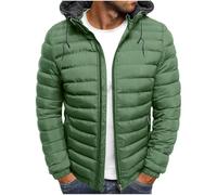 RLEHJN Doudoune Blouson Homme Hiver Veste d'hiver Coupe-Vent Veste de Travail Softshell Extérieur Coupe-Vent pour Hommes Manteau d'extérieur Vestes Imperméables pour Hommes Para Hombres Plus Chaud