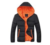 RLEHJN Doudoune Homme Hiver Chaud Grande Taille Ultra Légère Col Montant Manteau Hiver Manche Longues Blouson Chaud Slim Homme Loisirs Cadeau Homme Sweat Zippé Jogging Marque Cadeau Noel Pas Cher