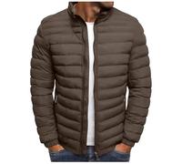 RLEHJN Doudoune léger pour Homme Hiver avec Poches pour Le Printemps et l'automne Veste DéContractéE pour Hommes Beau Printemps Et Automne Sport Veste De Couleur Unie VêTements pour Hommes Pas Cher