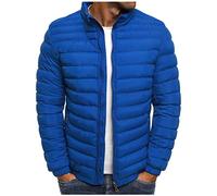 RLEHJN Doudoune léger pour Homme Hiver avec Poches pour Le Printemps et l'automne Veste DéContractéE pour Hommes Beau Printemps Et Automne Sport Veste De Couleur Unie VêTements pour Hommes Pas Cher
