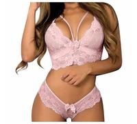 RLEHJN Ensemble sous Vetement Femme Pas Cher Lingerie Erothique Sexy Nuisette Sexy Femme Soutien Gorge Femme Dentelle String Sexy érotique Ensemble Lingerie Sexy Femme érotique Tenue Sexy