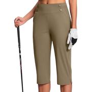 RLEHJN Pantalon 3/4 Femme Taille Élastique Pantalon Femme Chic Et Elegant Pantalons De Jogging Léger pour Femmes Pants Taille Haute Extensible pour Le Pilates Yoga Sport Cadeau Pas Cher Vente Flash